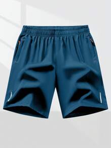 Men's Quick-Dry Casual Loose Shorts, Breathable Fitness Running Sports Shorts, Summer - Army Green - View 6