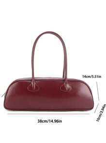 Französischer Stil Nischentasche für Frauen 2024 Neuer modischer und hochwertiger Stil, Westlicher Stil Handtasche, Umhängetasche, Beliebte Baguette Tasche für die Achsel