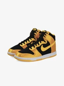 Nike DUNK Women's Sneakers Black/Varsity Maize/White FN4216-001 - Black/Varsity Maize/White - View 2