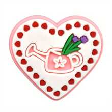 Set de 36 dijes con tema de San Valentín para decorar zapatos, adornos de PVC para bolsas de playa, accesorios de calzado, ideas de regalo para cumpleaños, Navidad, San Valentín, fiestas de Halloween