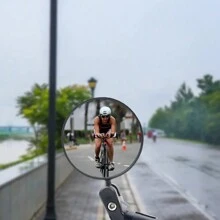 1 Pair Foldable Convex Bicycle Rearview Mirrors, Suitable For Mountain And Road Bikes, Cycling Accessories - Multicolor - View 9