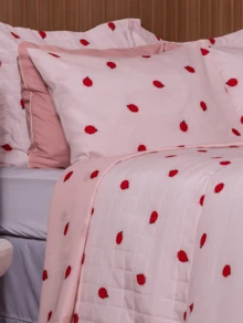 Standard Double Sheet Set Without Elastic With Minimalist Pillowcases 150 Thread Count - 3 Pieces - 瓢蟲 - 查看 2
