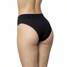 Kit 5 Panties Waistband Lingerie Cotton Comfortable Reinforced Compression