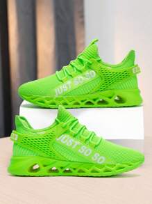 Women Fashion Sneakers Running Shoes Comfort Tennis Shoes Lightweight Walking Gym Sport Shoes - 綠色 - 查看 1