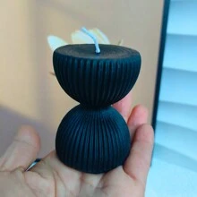 1pc Modern Minimalist Geometric Design Scented Candle, Home Decor Fragrance Candle Gifts Birthday Graduation - Multicolor - View 8