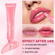 MISS FACTORX 6pcs/Box 6 Color Lip Gloss Set, Unique Gift Set, Long-Lasting & Moisturizing, Glossy Lip Enhancer, Great For Valentine's Day, Thanksgiving, Mother's Day