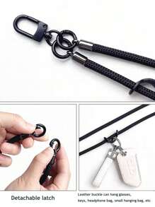 1 Długość 120CM Wielofunkcyjny Crossbody Telefon Komórkowy Smycz, Aparat, Czajnik Smycz, Mężczyźni I Kobiety Wspinaczka Zewnętrzna, Codzienne Wyjście, Modne Kolokacje, Gruby Nylon Materiał, Mocny