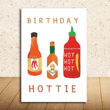 1pc Funny Birthday Greeting Card, Holiday Card, Greeting Card, Amusing Birthday Card To Send To Friends, Cartoon Text Personalized Encouraging Card, Creative Gag Novelty Gift, Blank Folding Card With Envelope, Positive Motivational Card, Playful Birthday Card, Thank You Card, Holiday Greeting Card With Envelope, Small Commercial Card, Premium Birthday Gift, Invitation Card