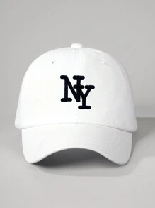 1pc Outdoor Embroidered NY Baseball Cap, Adjustable Sun Protection Casual Hat Suitable For Spring Autumn Travel, Fashion Versatile Sunshade For Men, Y2K Style - Baseball Cap - View 21