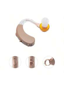 2pcs audifonos para personas mayores,amplificador de sonido para audifonos para personas mayores,audifonos para personas con problemas auditivos,audifonos para personas adultos sordos - Marrón - Ver 6