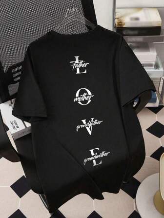 男童短袖t恤2025新款夏季青少年男孩夏装男孩流行街头帅气上衣爱亲子