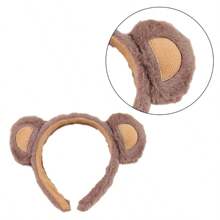 1pc/2pcs/3pcs Soft Bear Ears Headbands Plush Mouse Ears Hair Hoop For Washing Face Cartoon Animal Hairbands Halloween Costume