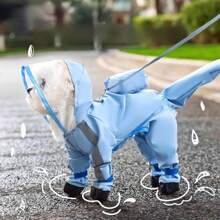 Angel Wings Design Raincoat For Pets, Candy Color, Waterproof & Windproof Dog Cat Cloak, For Small To Medium Dogs & Cats, Breathable And Lightweight Walking & Hiking Essentials With Leash Hook