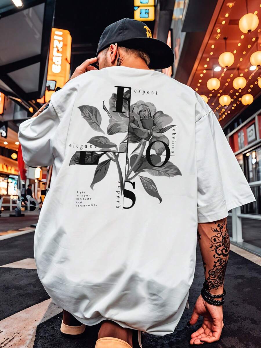 Shirt Streetwear Oversized Cotton Rose Pink REF 7042 VEST NERD - 白色 - 查看 1