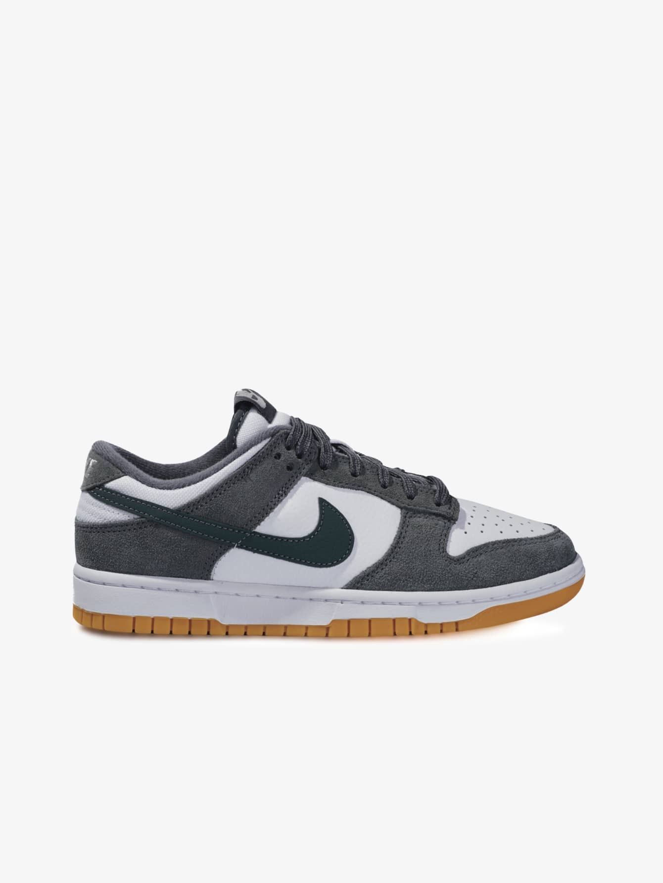 Nike Unisex Dunk Low Grey - White/Light Iron Ore/Gum Light Brown/Smoke Grey - View 1