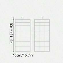 1 szt. Minimalistyczna torba ścienna do przechowywania biustonoszy, bielizny i skarpetek, wisząca szafa, dwustronny uchwyt na akcesoria, do codziennego użytku
