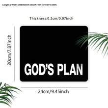 1 Tấm lót chuột GOD'S PLAN màu đen, cỡ lớn, phụ kiện bàn làm việc văn phòng, viền may chắc chắn, đế cao su chống trượt, kích thước 35.4x15.7 inch, thích hợp làm quà tặng cho bạn bè, phụ nữ, đồ dùng học tập, tấm lót chuột chơi game, phụ kiện bàn làm việc, đồ dùng văn phòng, tấm lót chuột cho bàn làm việc - Nhiều màu - Xem 8