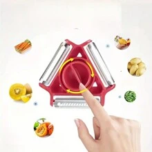 3-In-1 Kitchen Tool: Multifunctional Fruit And Vegetable Peeler, Potato Slicer And Chopper - Essential For Camping And RV