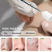 6 PEÇAS Conjunto de Agulhas para Remoção de Acne e Cravos com Lupa, Agulha de Aço Inoxidável para Remoção de Manchas Pretas, Espinhas e Limpeza Profunda, Kit de Cuidados com a Pele