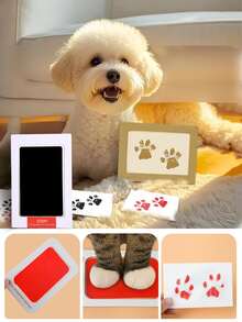 Pet Paw Print Ink Pad For Dogs And Cats, Touchless Ink Pad Pet Footprint Pad For Memorial Supplies - Multicolor - View 13