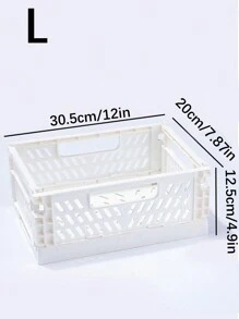 1 件迷你可折叠塑料篮，用于整理和储存，可折叠储物盒，整理箱，珠宝盒，适用于家庭、厨房、卧室、浴室、办公室 - 彩色 - 查看 16