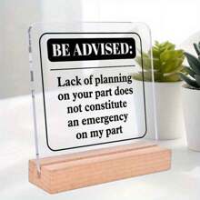 1件趣味办公装饰礼品，“但你记录IT了吗？”桌面亚克力牌匾，送给同事的礼物，家用办公桌装饰，派对礼品，家居装饰，工艺装饰礼品，返校季房间装饰摆件，家居微缩物品 - 黑色 - 查看 9