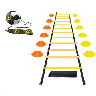 1 Set Of 14PCS Agility Ladder Training Kit, Outdoor Sports Fitness Equipment