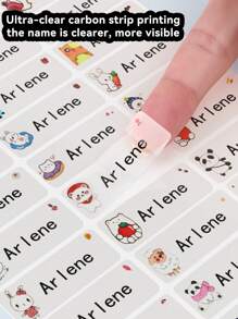 [Op maat gemaakt] 30/60/120/240/360 stuks gepersonaliseerde naamlabels, aanpasbare tekstnaamlabels voor waterflessen, lunchboxen, kinderdagverblijven, kleuterscholen en schoolbenodigdheden, waterdichte stickerlabels, geschikt voor iedereen, begin van het schooljaar, schoolbenodigdheden, speciale aanbieding voor het begin van het schooljaar