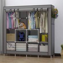 170*170 Closet Armable Ropero Rack Guardaropa Recamara Organizacion - Gris - Ver 14