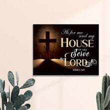 "Minister" Inspirational Canvas Wall Art-Christian Bible Scripture Poster, 1 Pc Keywords Wooden Framed Canvas Painting-Thickness 2.25cm/0.9Inch, Home Gift Decoration, Room Decoration Aesthetic, Wall Decoration Art, Perfect Gift, Autumn And Winter Wall Decoration, Living Room Decoration, Bedroom Decoration, Kitchen Decoration, Entry Decoration, Bathroom Decoration, Direct Wall Painting, High Quality Wall Painting Poster