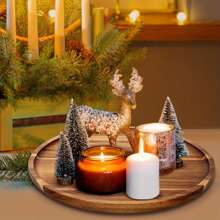 Acacia Wooden Tray, Breakfast Tray, Cake Tray, Bread Tray, Kitchen Tray, Tea Set Tray, Item Tray, Multi-Purpose Wooden Tray, Restaurant Service Tray, Suitable For Families, Restaurants, And Gatherings, Multifunctional Tray, Christmas Tray