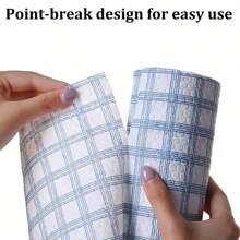 1 Roll Sheets Slouchy Rags, Disposable Kitchen Paper Towels, Washable Wet And Dry Towels, Dishcloths, Non-Stick Oil Rags, Degreasing Towels, Household Cleaning Rags, Drying Cloths, Cleaning Supplies, Cleaning Tools, Plaid Pattern Washable Kitchen Dishcloth Disposable Wet And Dry Dish Towel, For Outdoor, Camping