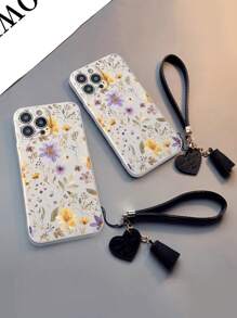 1个带镂空边缘的彩绘加厚防摔手机壳,配新款皮革心形腕带,可DIY手机壳挂饰流苏腕带,兼容 16/16Pro/16 Plus/16 Pro Max、 15 Pro Max、 P13、P14、P11、P12软壳、P13/P14、A50、A12、A32、A52、A72、Redmi 11、12 Pro、12、12X、Note 11、9A、9C、Poco X3 NFC、Redmi 10、9、Note 9、12C、Note 11 Pro、Redmi 10C、Note 8 Pro,国际版,非国内版。 - 彩色 - 查看 5