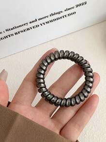 5pcs High Elasticity Spiral Snag-Free Hair Ties, Seamless Hair Ties, Oversized Hair Scrunchies, Ponytail Holder Accessories Ponytail Holders, Hair Bobbles ,Gym Sport Outfit