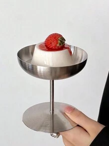 1 件不锈钢冰淇淋杯、奶昔饮水杯、高底座夏季果汁冰沙甜点碗 - 彩色 - 查看 17