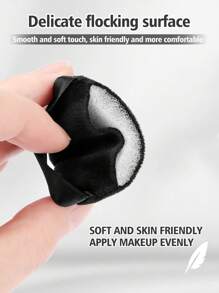 15 Stücke/Set Profi Make-up Pinselset, 12 Stücke Make-up Pinsel + 2 Stücke Make-up Schwämme + 1 Stück Puder Puschel, Reisefreundlich