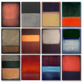 1st Väggkonstaffischer Ramlösa Mark Rothko Canvas Väggkonsttryck Abstrakt affisch Väggmålning För Vardagsrum Sovrum Vägg Kontor Väggdekor Present Till Vänner Oinramad Modern