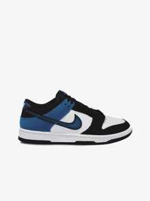 Nike Dunk Low Retro - Summit White/Industrial Blue-Black-White - View 1