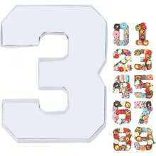 1 pieza Caja de pastel y caramelos de mosaico digital 0-9, bandeja contenedora de caramelos y chocolate, material de papel, sin necesidad de alimentación eléctrica - Cumpleaños, Día de San Valentín, Boda, Compromiso, Despedida de soltera, Año Nuevo y talla grande ocasiones