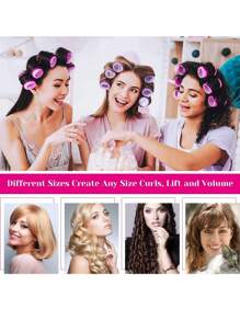 36件套自粘卷发器套装，包含24个卷发棒和12个夹子，沙龙级卷发器，适合DIY美发造型，无需加热，卷发棒，无需加热即可打造卷发，卷发器，美发产品及配件，适用于理发店、美容院、返校季、卷发器、卷发产品、卷发器、卷发棒、卷发工具、卷发棒、圣诞节、卷发棒、卷发器、无需加热即可打造卷发、无需加热即可打造卷发、卷发棒、卷发棒、卷发工具、卷发棒、卷发棒、卷发扩散器、理发店、美发设备