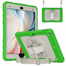 1 Ốp lưng tương thích với iPad Air4/5 Gen 10.9''/11'' thế hệ thứ 1/2/3/4, 10/9/8/7/6/5''/ 9.7'', Ốp lưng chống sốc có ngăn đựng bút chì [Dây đeo tay xoay 360°] & Chân đế, Ốp lưng tương thích với iPad Mini 6 Mini 7 8.3, iPad Air2/Pro/5/6 9.7, iPad 7/8/9 10.2 (Màu hồng) - Quả xanh và trắng - Xem 23