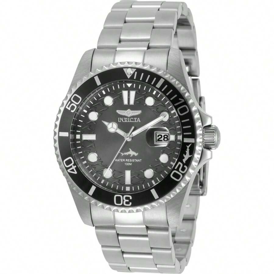 Invicta 30806 Men's Pro Diver Gunmetal Dial Bracelet Quartz Watch - 灰色 - 查看 1