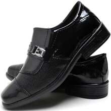 Kids Formal Shoes For Boys, Page Boy, Baptism, Wedding - Black - View 1