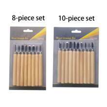Wood Carving Knife Set - Woodworking Tools Including Carving Pen Knife, DIY Handicraft Knife, Rubber Stamp Carving Knife, Tools For Men