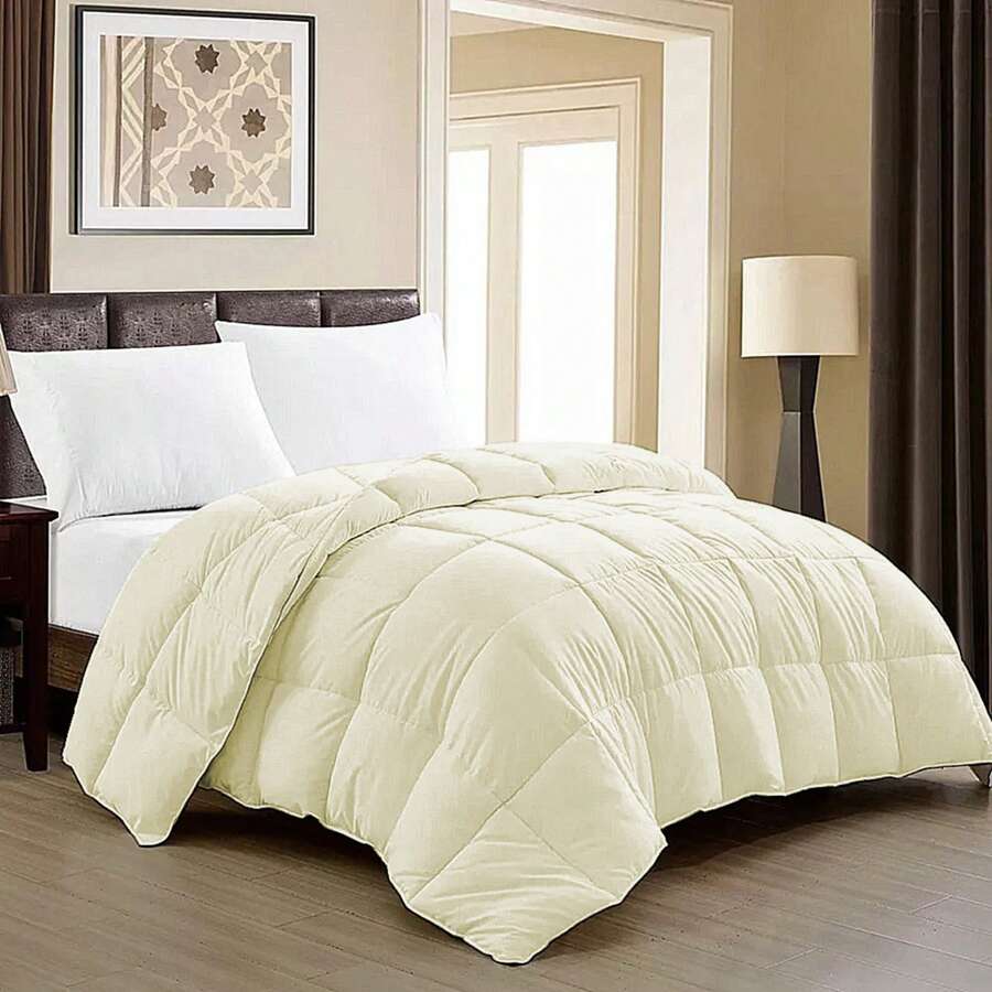200 Thread Count Natural Cotton Queen Duvet Soft Touch - 香檳色 - 查看 1