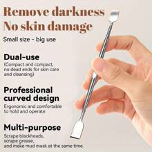 6 PEÇAS Conjunto de Agulhas para Remoção de Acne e Cravos com Lupa, Agulha de Aço Inoxidável para Remoção de Manchas Pretas, Espinhas e Limpeza Profunda, Kit de Cuidados com a Pele