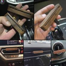 Wood Car Air Freshener Diffuser Clip-Aromatherapy Dispenser, Diffuser Wood, Fragrance Box, Aromatherapy, Soothing Aroma Release From Car Air Conditioning Outlet, Decorative Automotive Accessories,Car Breeze System