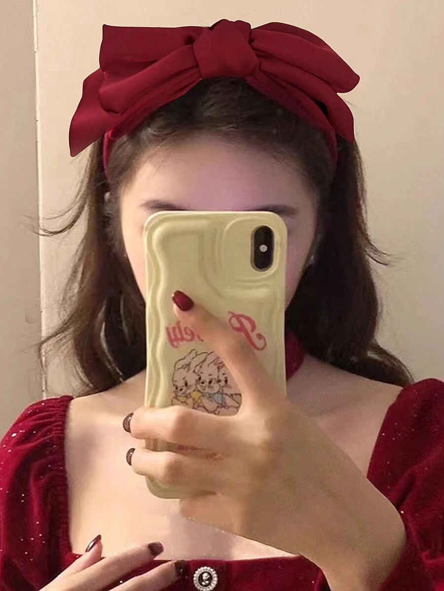 1 Pieza Vincha con diseño de mariposa tierno de poliéster para mujeres, apta para todas las estaciones