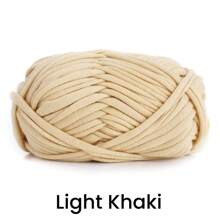 Premium Polyester T-Shirt Fabric Crochet & Knitting Yarn - 1Pc, 100G Each, 30m Length - Ideal For DIY Projects, T-Shirts, Slippers & Baskets, Fabric Strip Handmade Weaving Diy Bag, Shoe, Carpet, Organizing Basket Thread