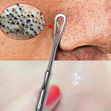 6 PEÇAS Conjunto de Agulhas para Remoção de Acne e Cravos com Lupa, Agulha de Aço Inoxidável para Remoção de Manchas Pretas, Espinhas e Limpeza Profunda, Kit de Cuidados com a Pele